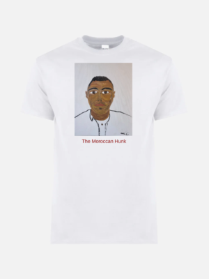 The Moroccan Hunk Printed White Tshirt