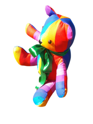 Rainbow Cloth Large Teddy Bear