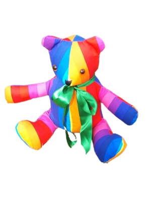 Rainbow Cloth Large Teddy Bear