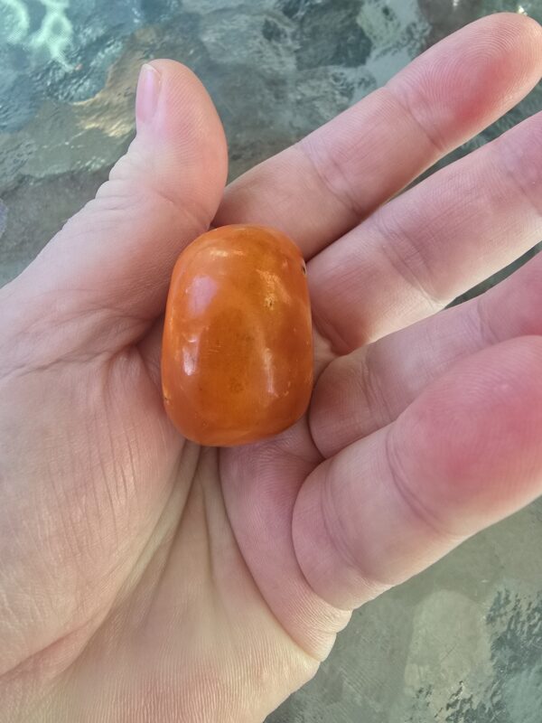 Antique African Butterscotch Amber Trade Bead