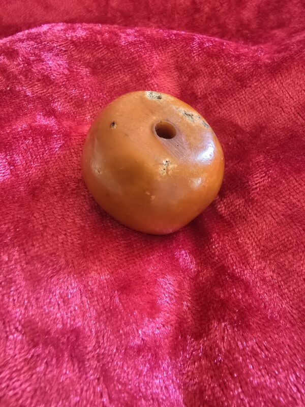 Antique Amber Butterscotch African Trade Bead - Image 6