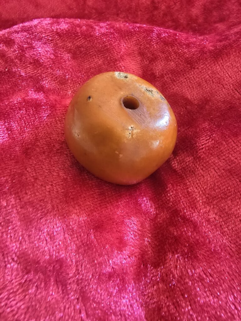 Antique Amber Butterscotch African Trade Bead