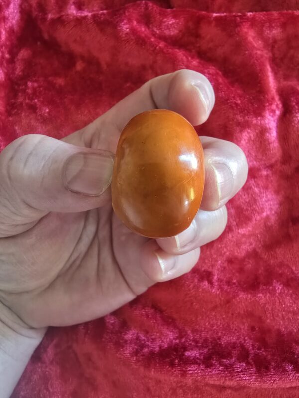 Antique African Butterscotch Amber Trade Bead