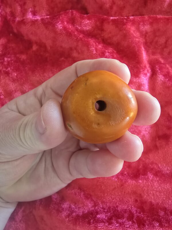 Antique Amber Butterscotch African Trade Bead - Image 4