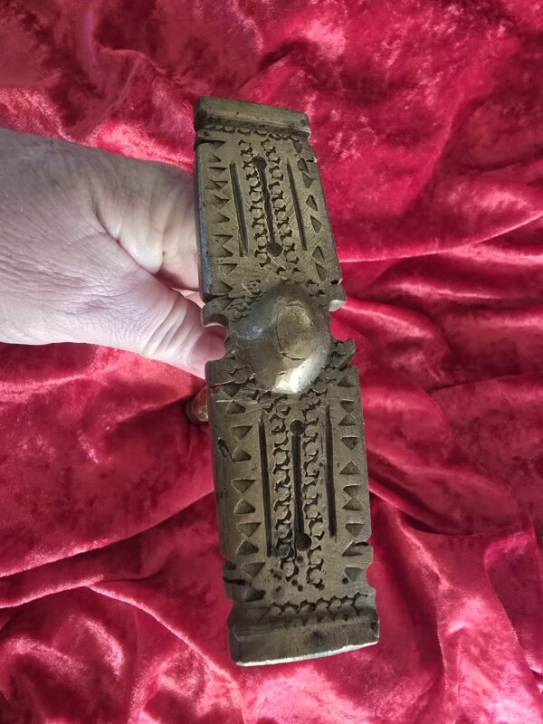 Antique Brass Engraved Sugar Hammer - Image 3