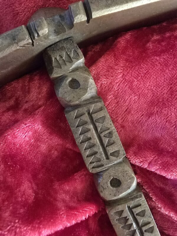 Antique Brass Engraved Sugar Hammer - Image 5