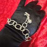 Sterling Silver Chain Baby Charm Bracelet