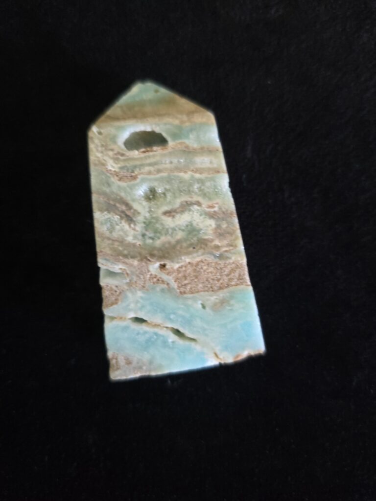 Smithsonite Blue Aragonite Crystal Tower
