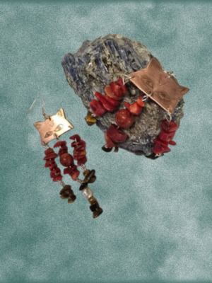 Handmade Copper Earrings by Silverflamze