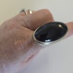 Amethyst Sterling Silver Cabochon Ring
