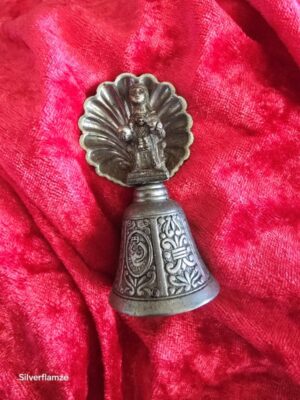 Black Madonna Silver Plated 1980’s Bell