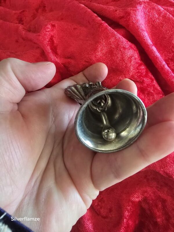 Black Madonna Silver Plated 1980's Bell