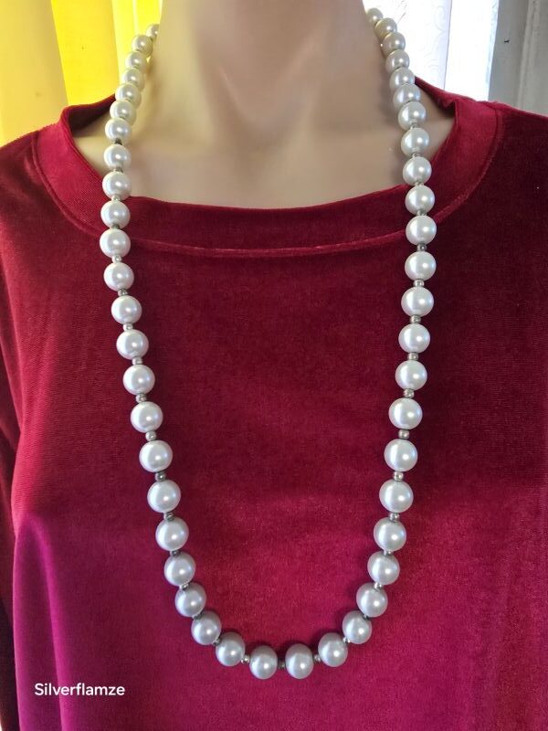 Faux Pearl Handmade Necklace Set