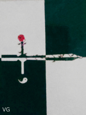 Rose Sword Glossy Print Art Poster