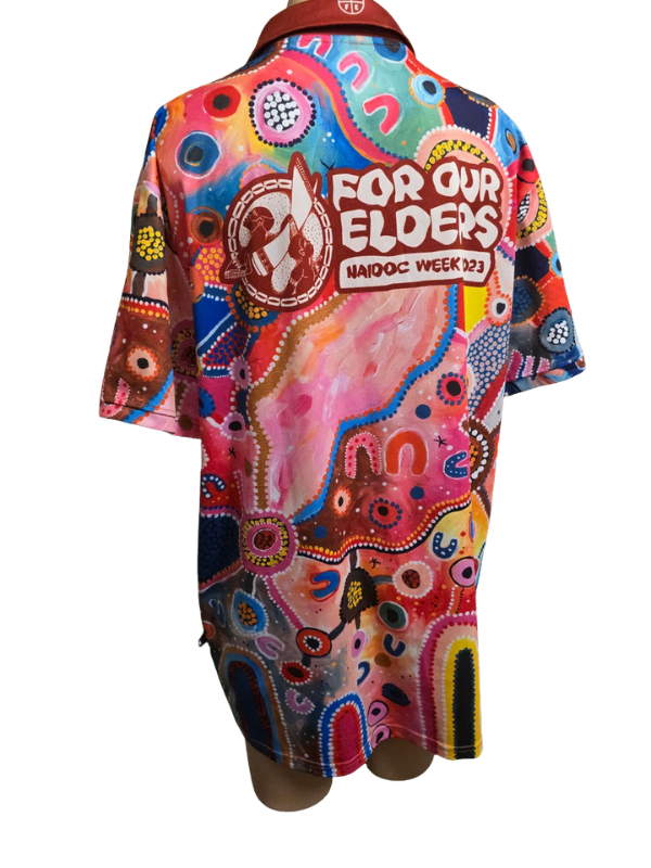 NAIDOC 2023 For Our Elders Art Unisex Polo