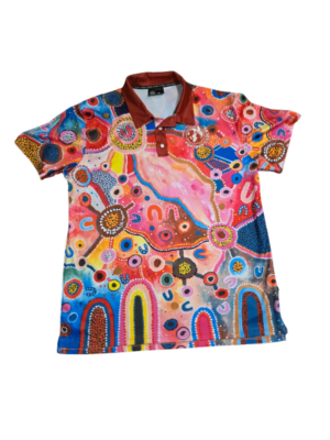 NAIDOC 2023 For Our Elders Art Unisex Polo