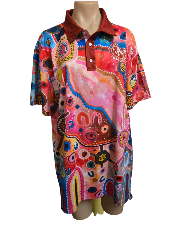 NAIDOC 2023 For Our Elders Art Unisex Polo